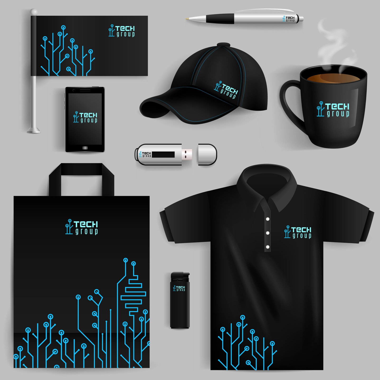 Merch complet avec logo